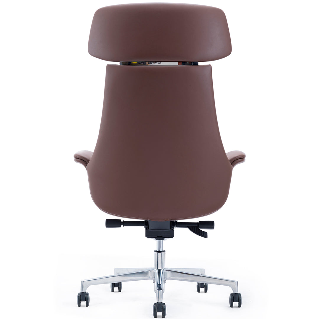 Modern Genuine Leather Office Chair CHRO Layered