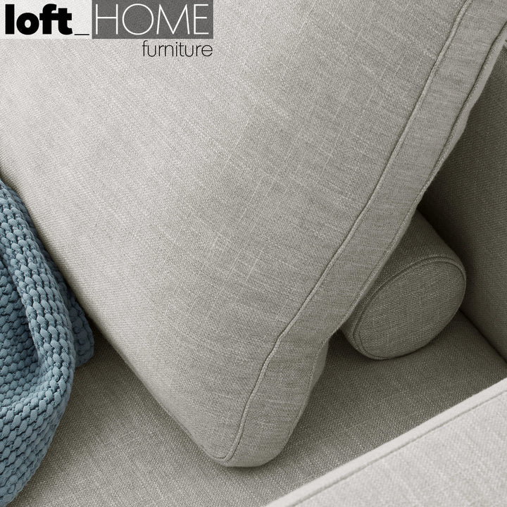 Modern Linen 2 Seater Sofa NOCELLE Life Style