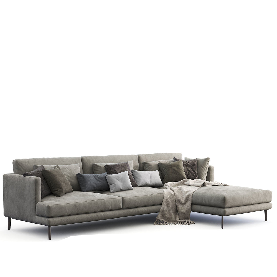 Modern Fabric 2+L Sectional Sofa WILLIAM Close-up
