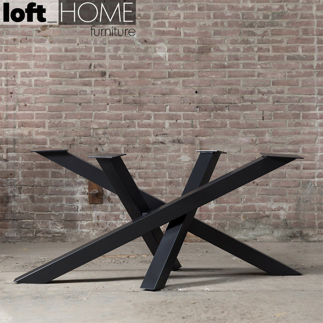 Industrial Pine Wood Dining Table TWIST Conceptual
