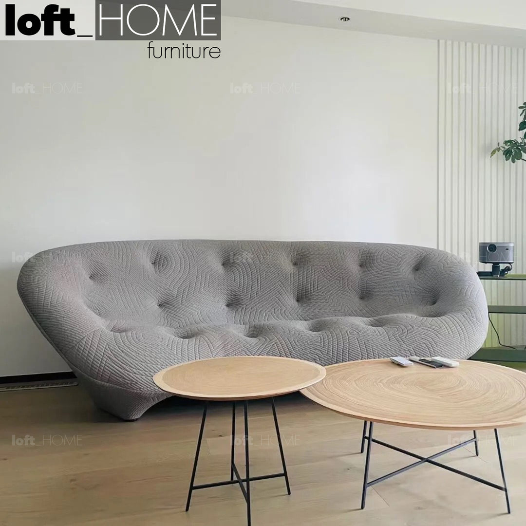 Contemporary Fabric 3 Seater Sofa CONCH APPA Environmental