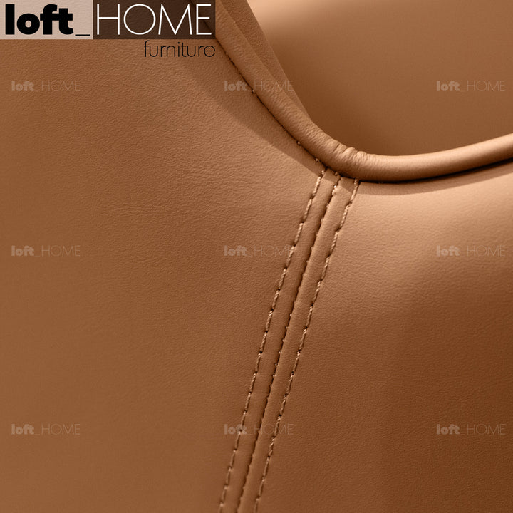 Modern Leather Dining Chair METAL MAN N9 Detail