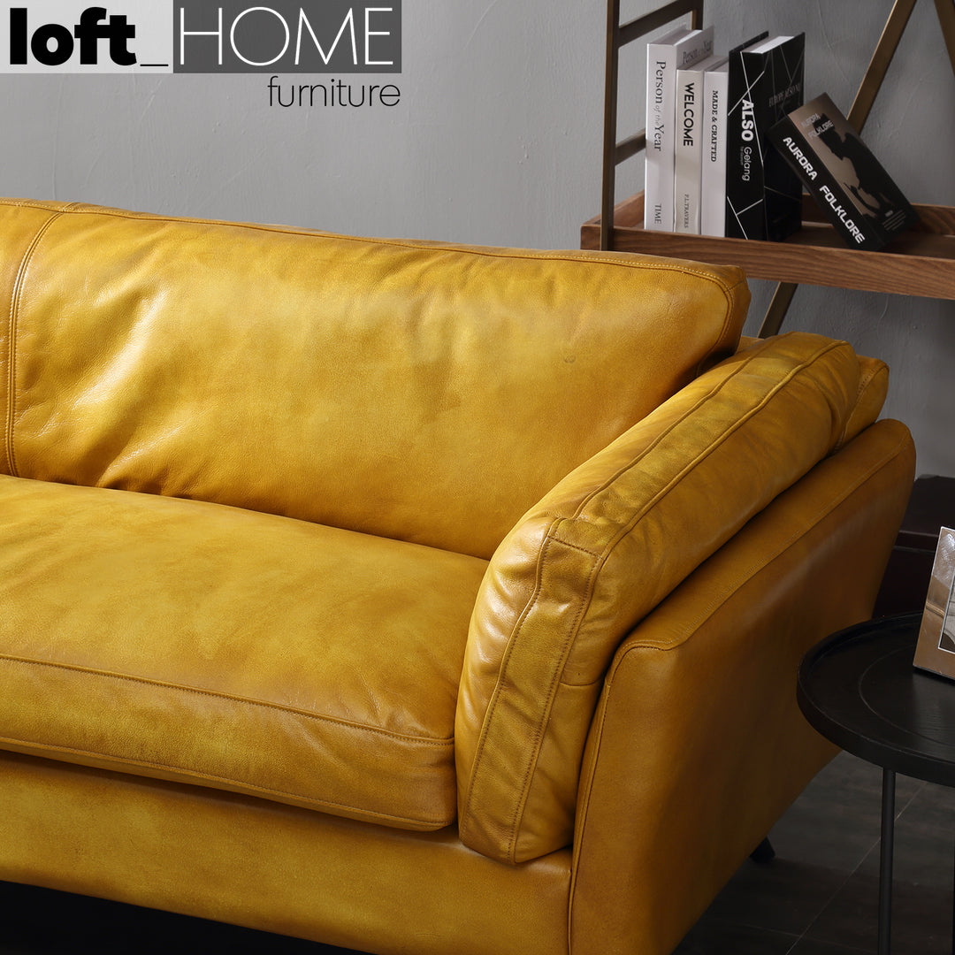 Vintage Genuine Leather 2 Seater Sofa MAGINA Life Style
