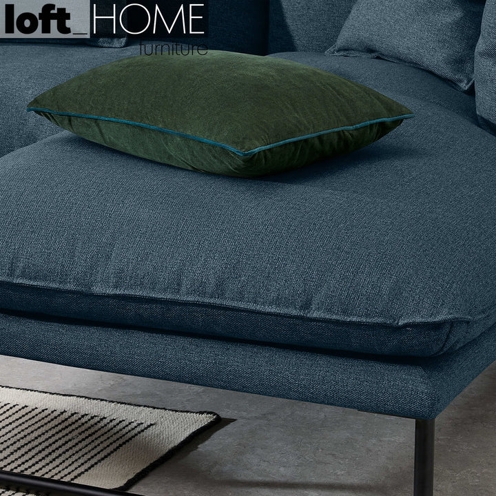 Modern Fabric L Shape Sofa MALINI 3+3+L Detail