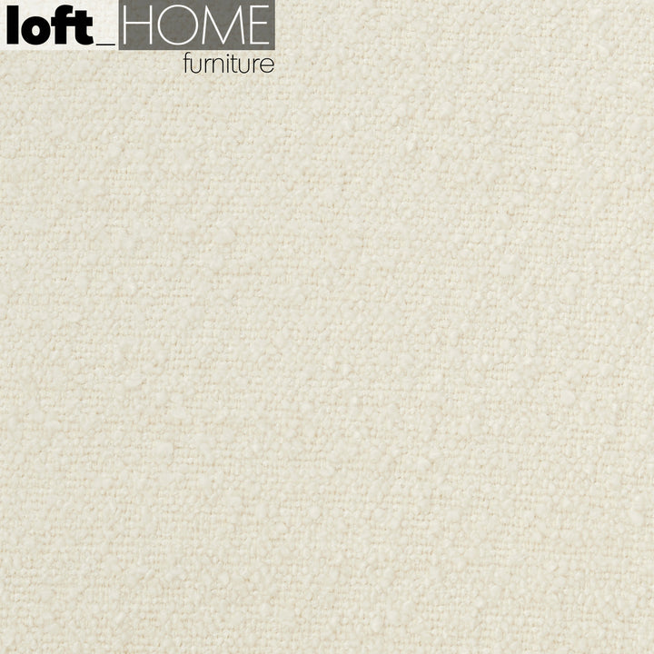 Modern Boucle L Shape Sofa MALINI Whitewash 3+L Color Swatch