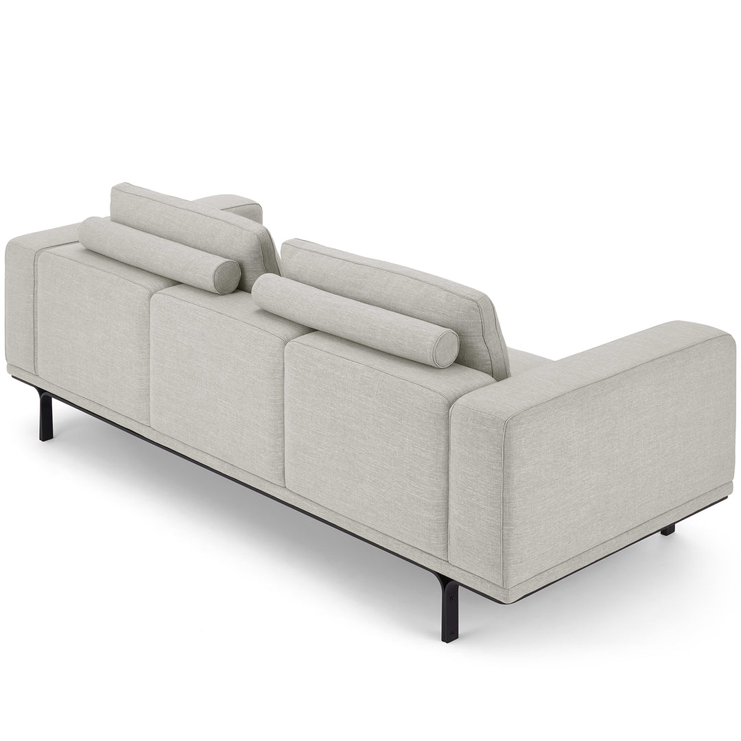 Modern Linen 3 Seater Sofa NOCELLE Situational