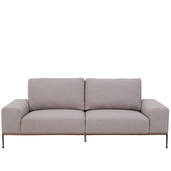 Modern Fabric 3 Seater Sofa HERRON White Background