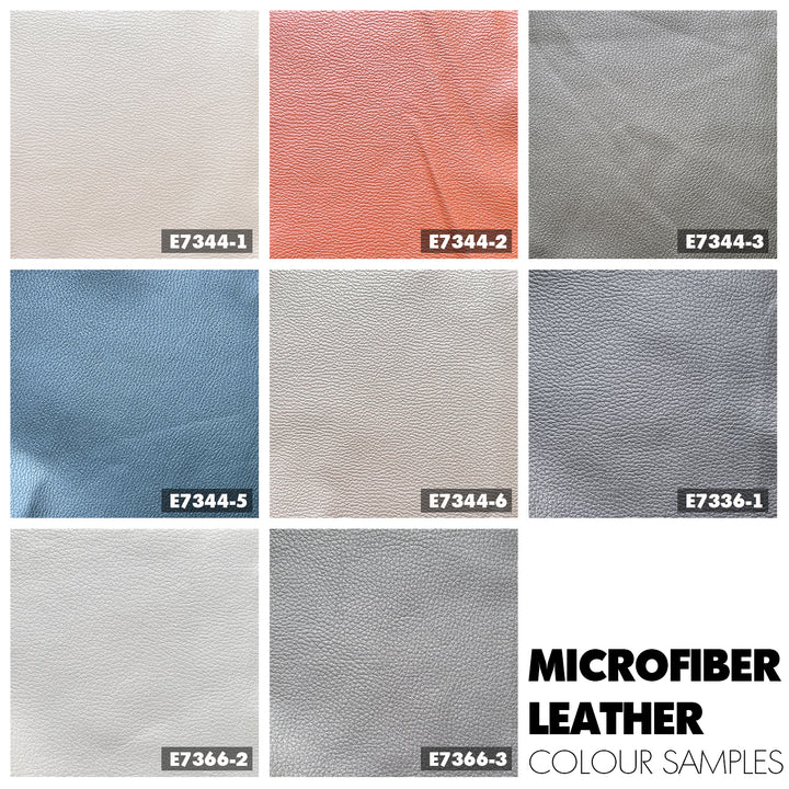 Modern Microfiber Leather 4 Seater Sofa BEAM Color Swatch
