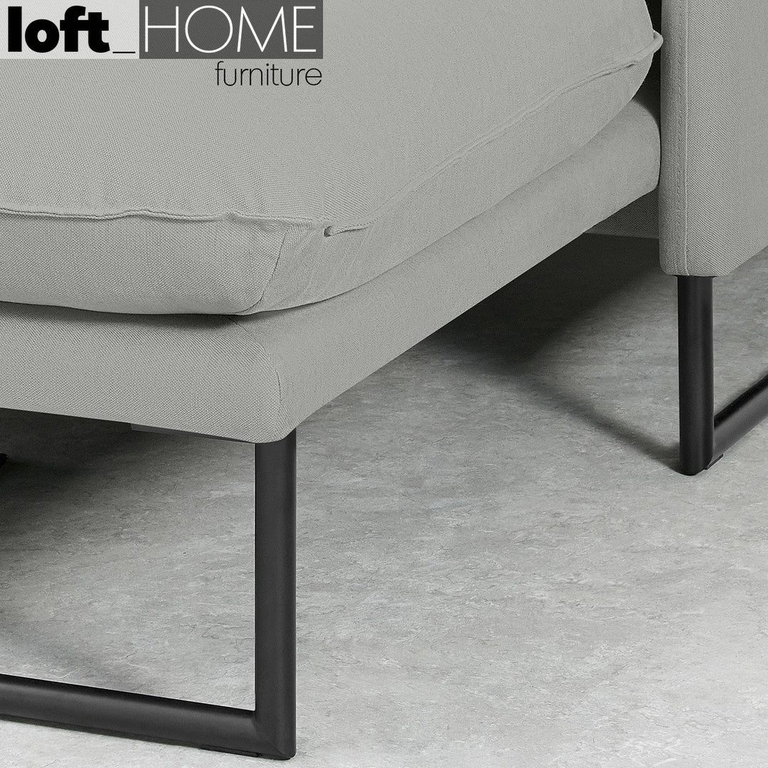 Modern Linen L Shape Sofa MALINI 3+L Detail
