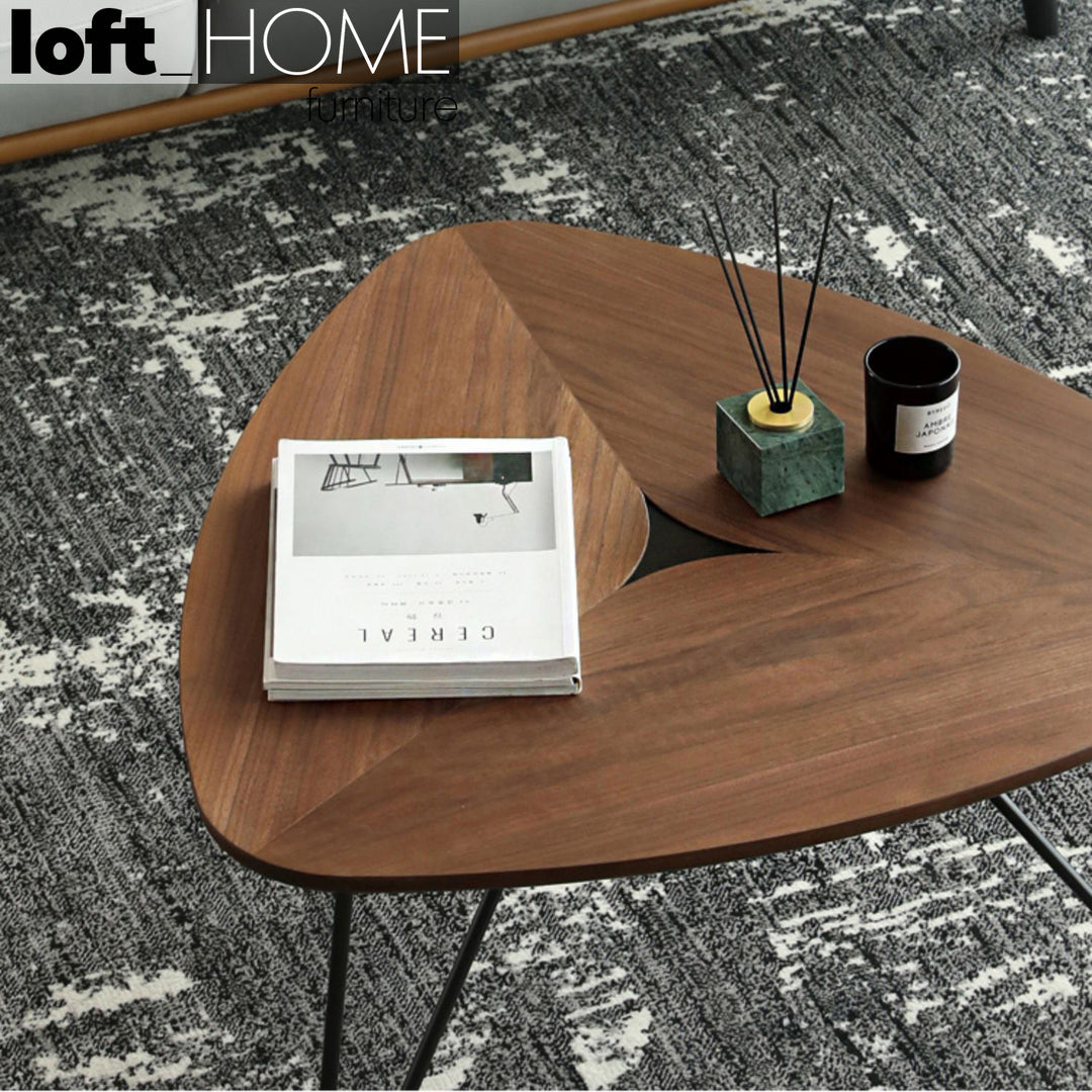 Modern Plywood Coffee Table SARA In-context