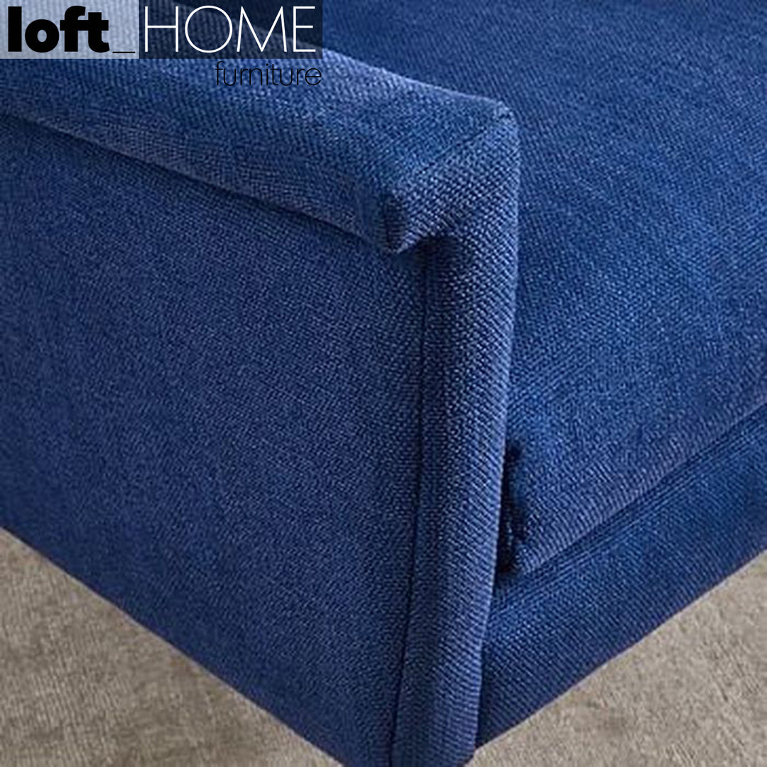 Modern Fabric 3 Seater Sofa WAYNE Layered