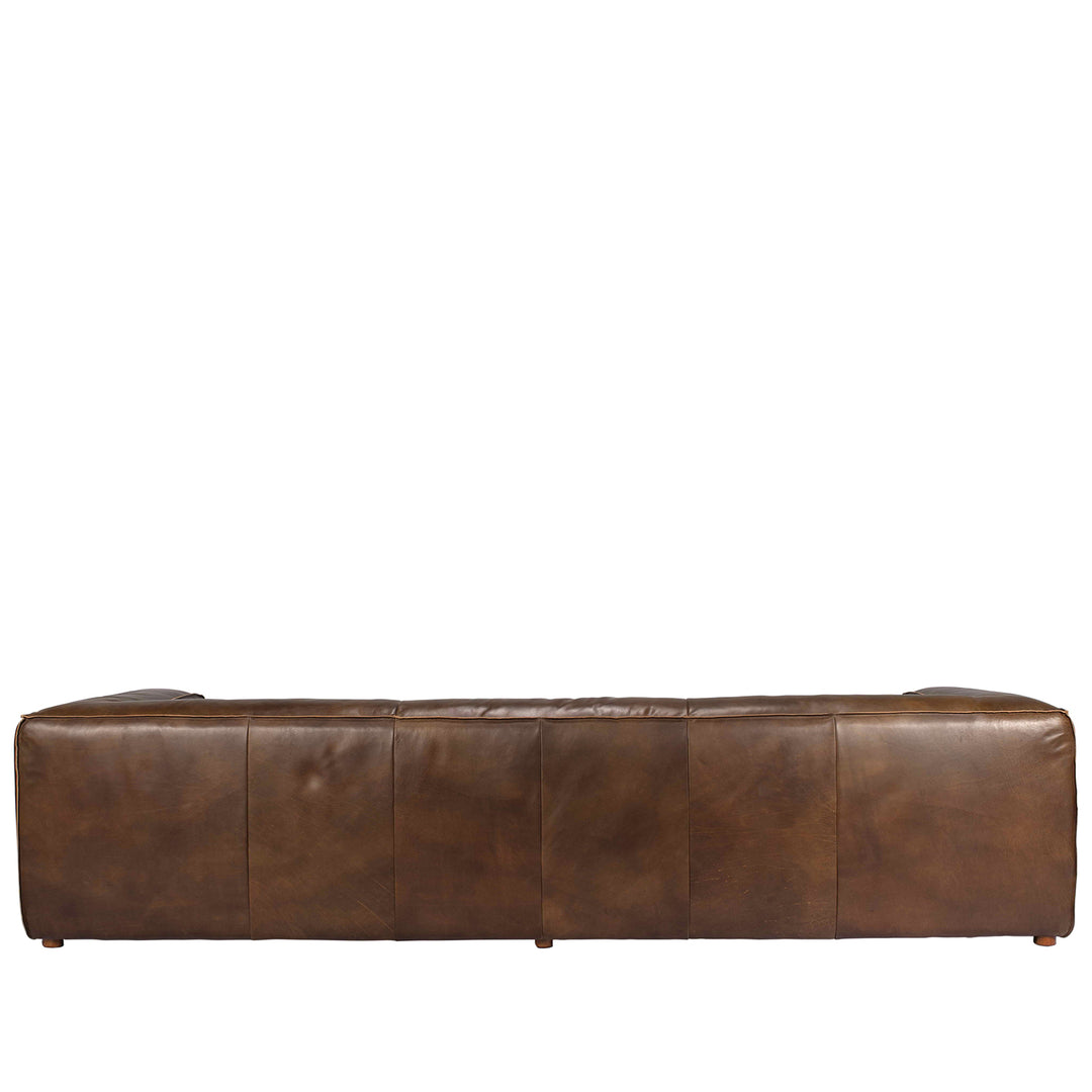 Vintage Genuine Leather 4 Seater Sofa ANTIQUE MASTER Layered