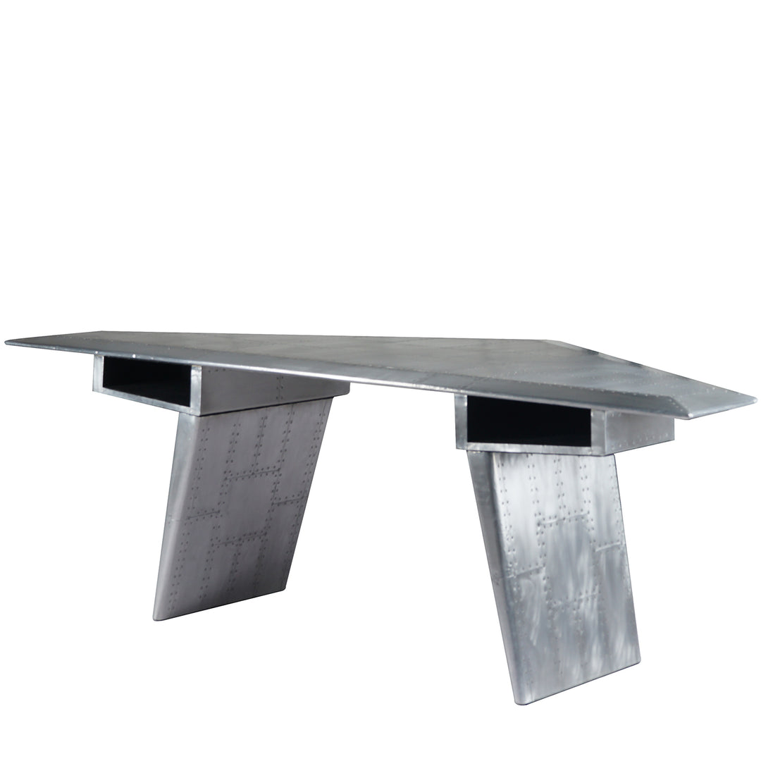 Industrial Aluminium Study Table TRIANGLE AIRCRAFT Color Swatch