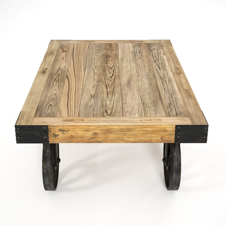 Rustic Wood Coffee Table RUSTIC Panoramic