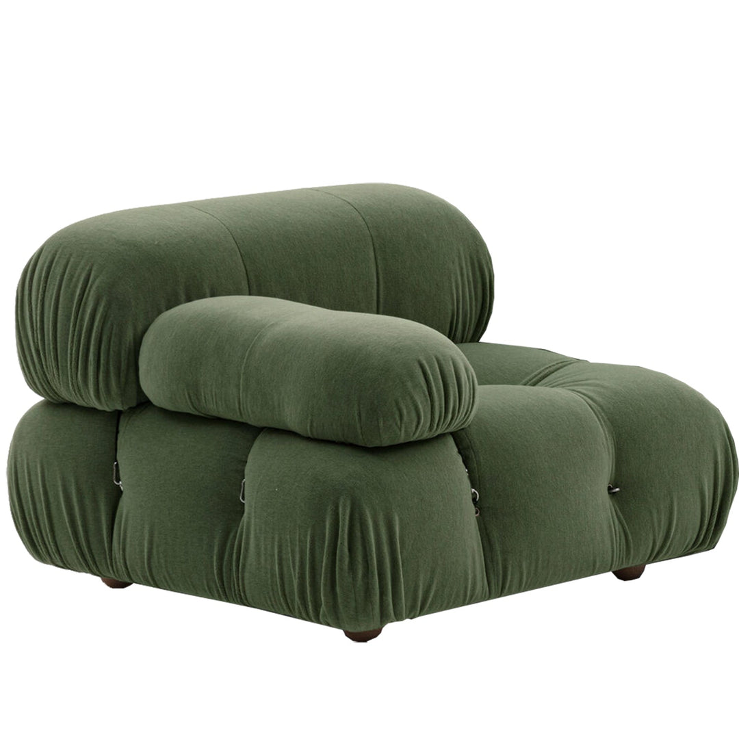 Contemporary Fabric 1 Seater Sofa With Armrest CAMALEONDA White Background