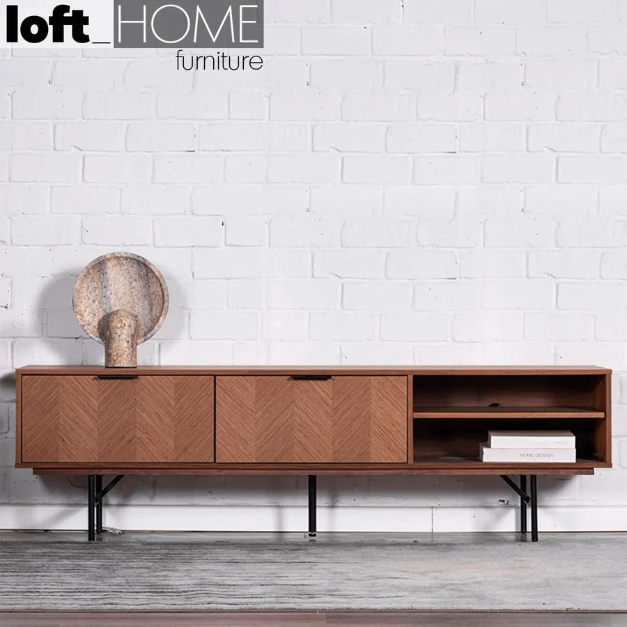 Tv console liam low primary product view.