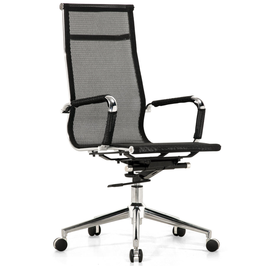 Modern Mesh Office Chair IVES White Background