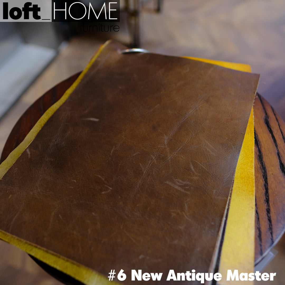 Vintage Genuine Leather 3 Seater Sofa ANTIMAS Still Life