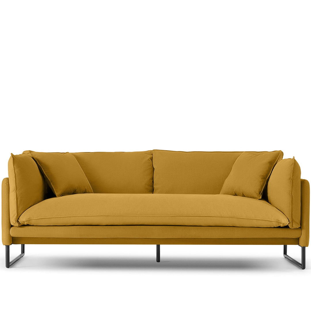 Modern Linen 3 Seater Sofa MALINI Detail 6