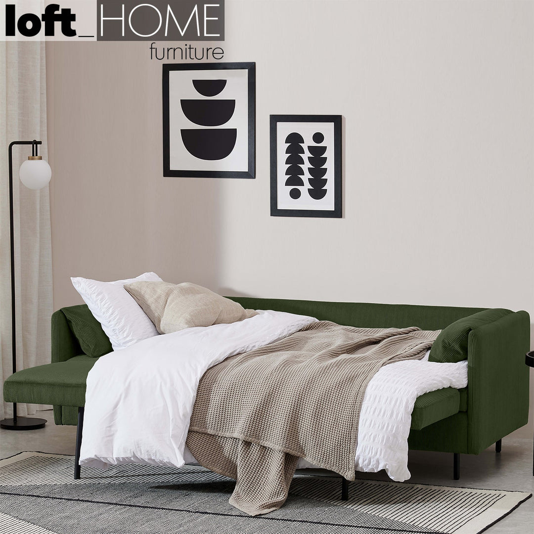 Modern Velvet Sofa Bed HITOMI Primary Product
