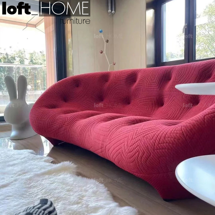 Contemporary Fabric 3 Seater Sofa CONCH APPA Conceptual