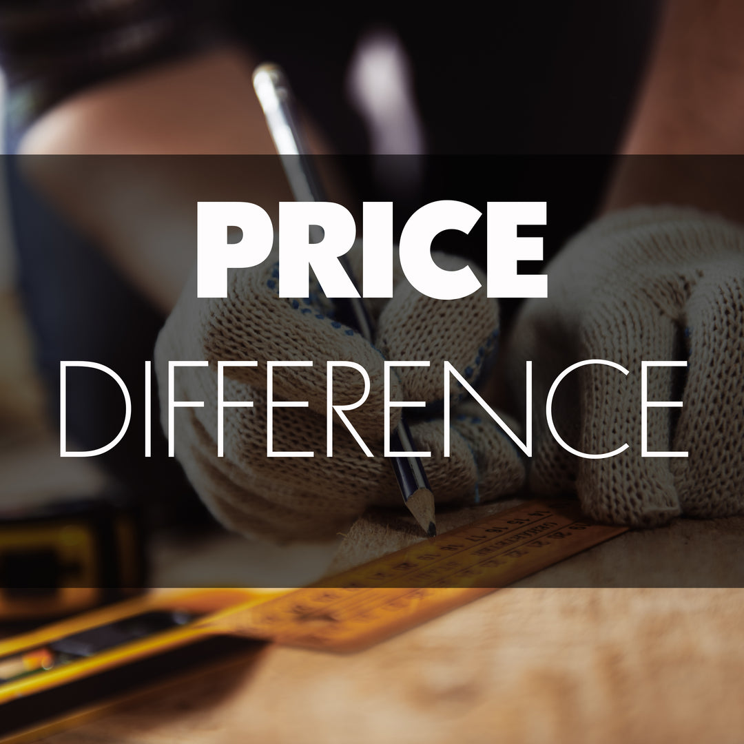 Price Difference White Background