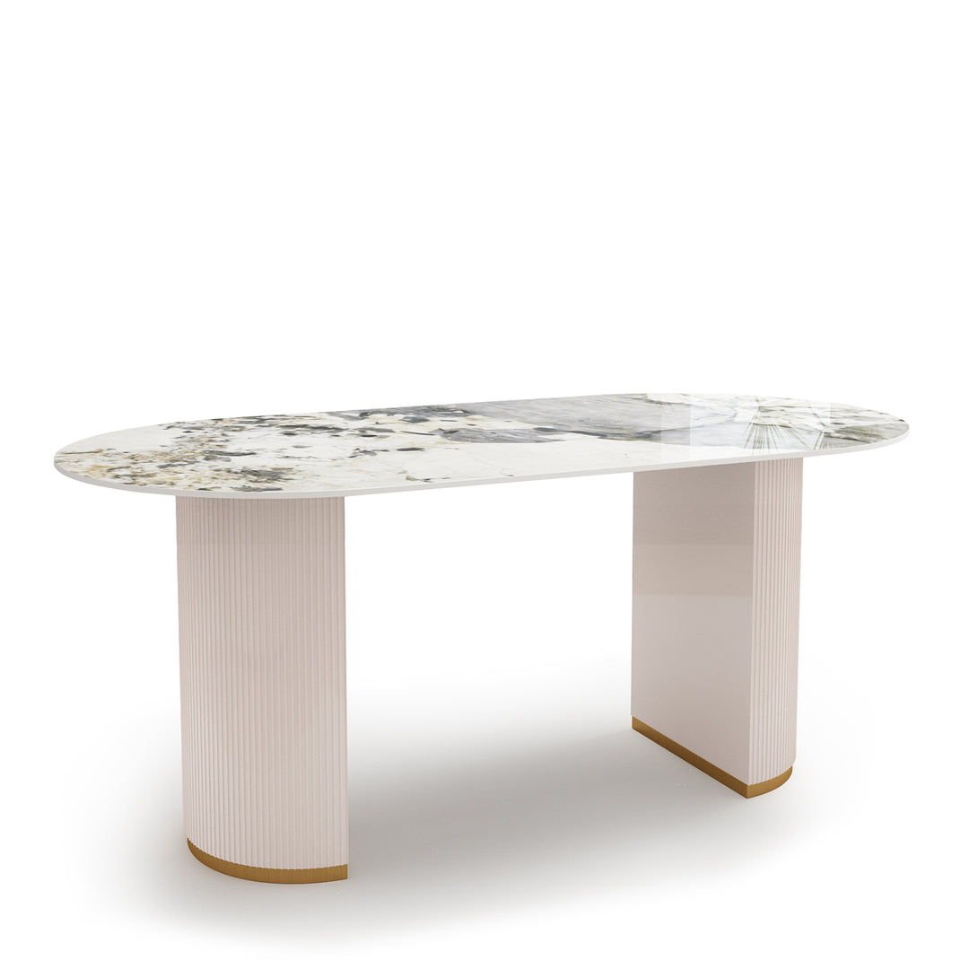 Modern Sintered Stone Dining Table TAMBO Situational