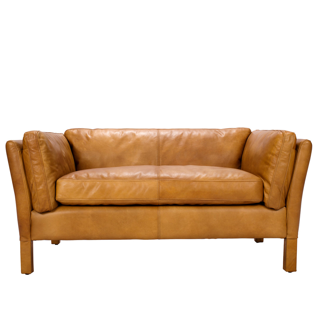 Vintage Genuine Leather 2 Seater Sofa REGGIO Layered