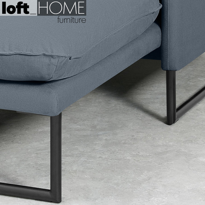 Modern Linen L Shape Sofa MALINI 3+L Detail 4