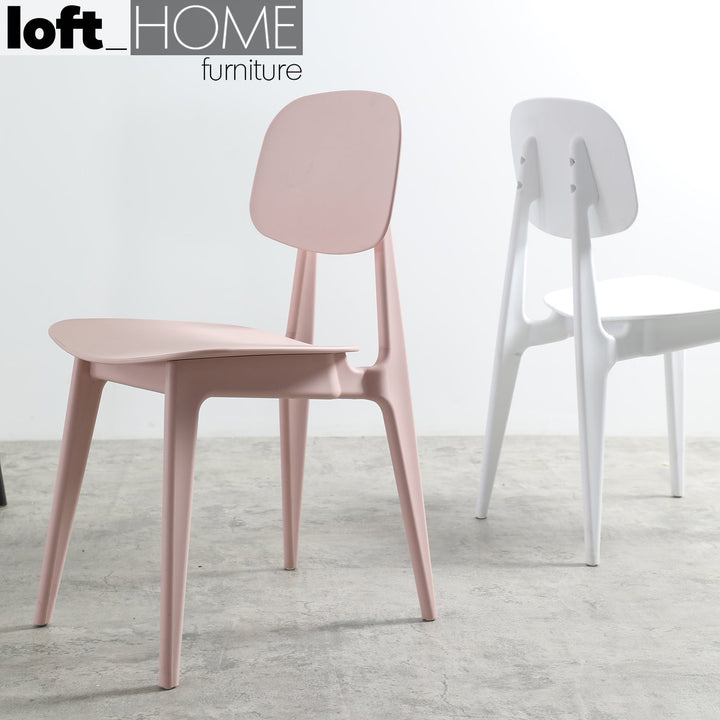 Scandinavian Plastic Dining Chair OLGA Color Variant