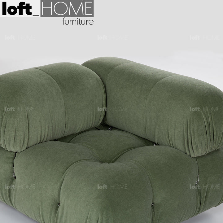 Contemporary Fabric 1 Seater Sofa Corner Connection CAMALEONDA Panoramic