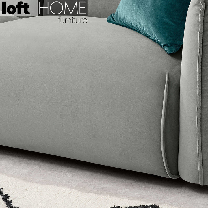 Modern Velvet 3 Seater Sofa DION Detail 3