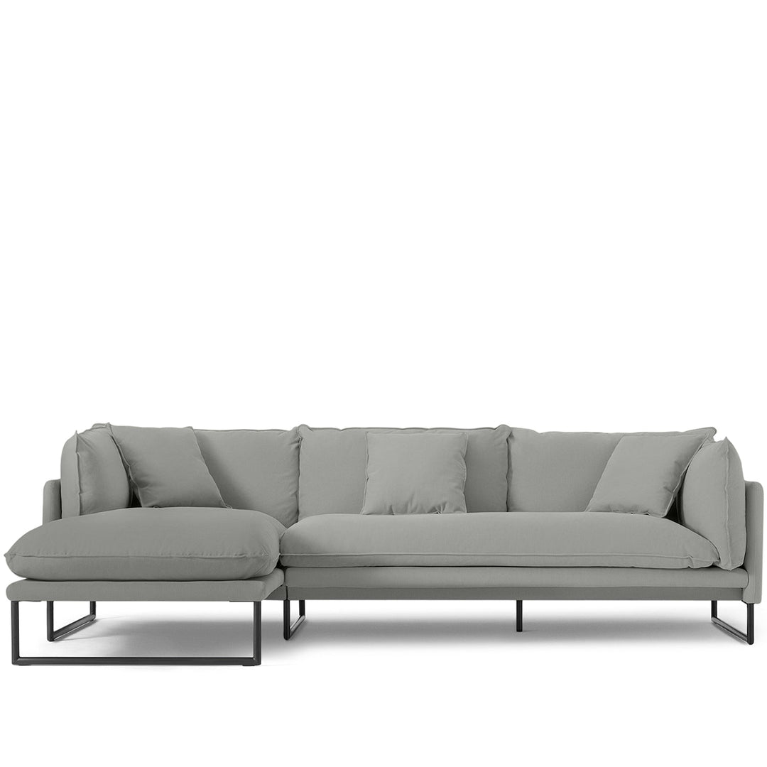 Modern Linen L Shape Sofa MALINI 3+L Close-up