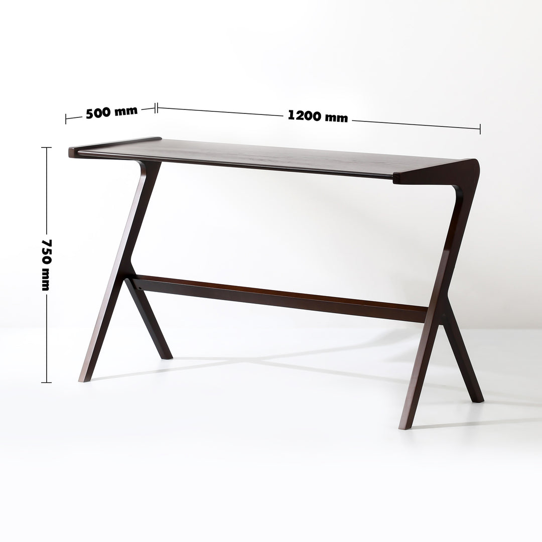 Scandinavian Wood Study Table SEATTLE Panoramic