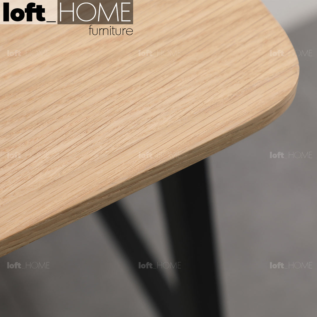Scandinavian Wood Study Table KOMPAS Detail