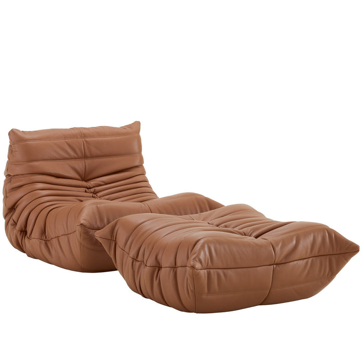 Scandinavian PU Leather 1 Seater Sofa CATER Situational