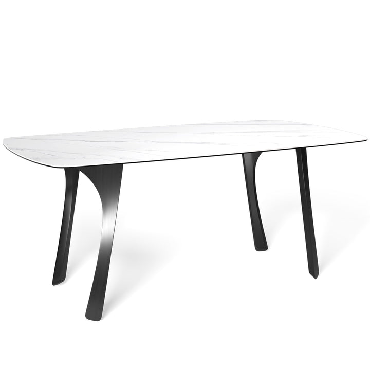 Modern Sintered Stone Dining Table FLY GREY Panoramic