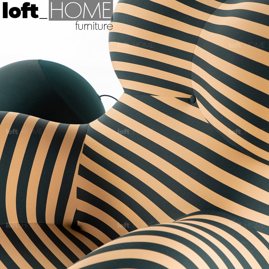 Contemporary Fabric 1 Seater Sofa LA MAMMA Detail 3
