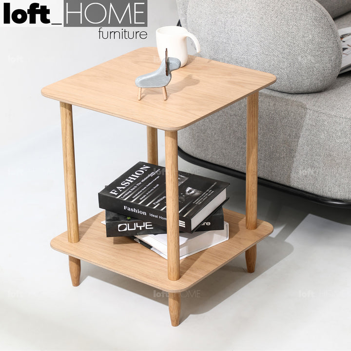 Scandinavian Wood Side Table LUH Color Variant