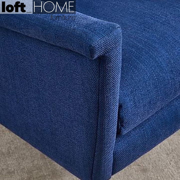 Modern Fabric 1 Seater Sofa WAYNE Layered