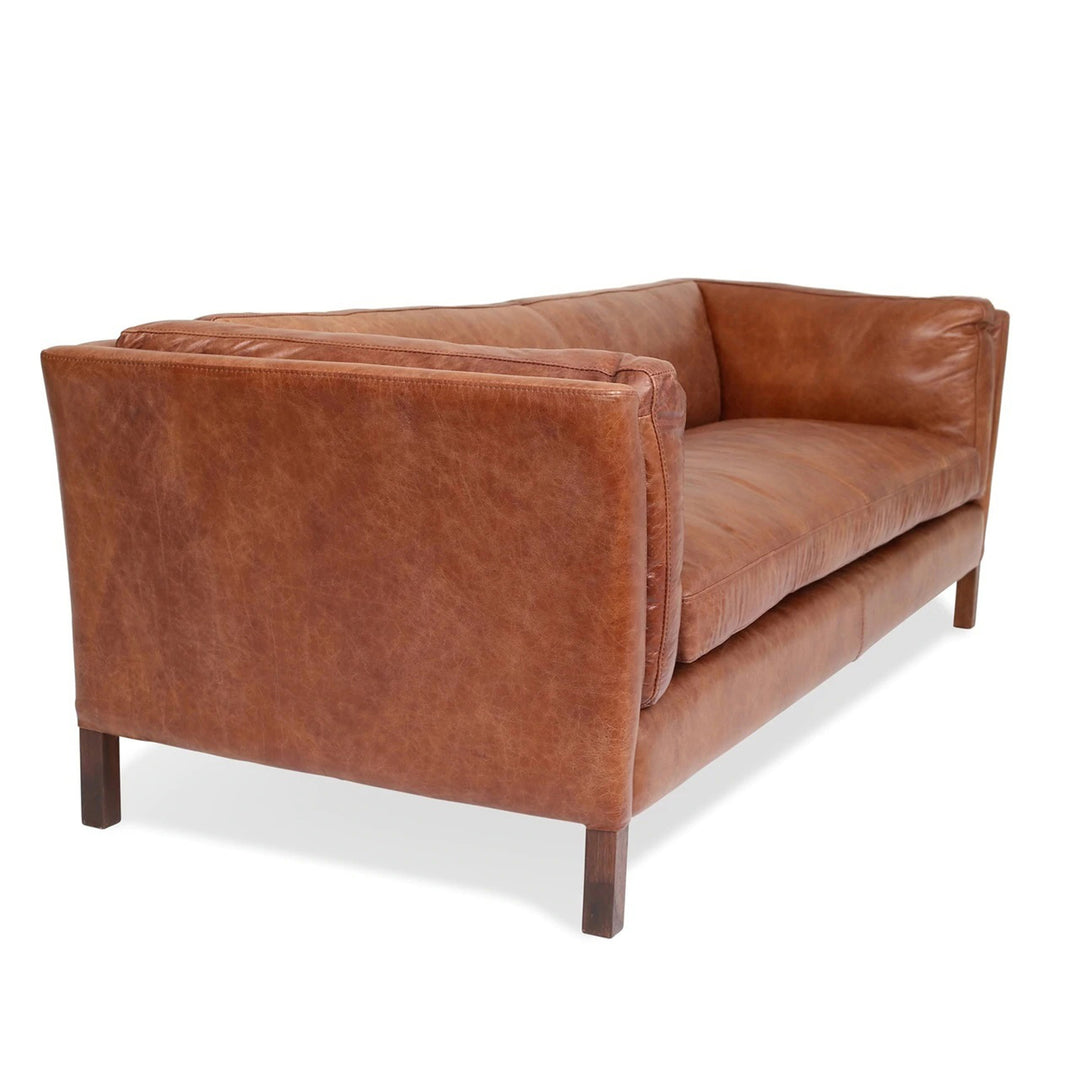 Vintage Genuine Leather 4 Seater Sofa REGGIO Still Life