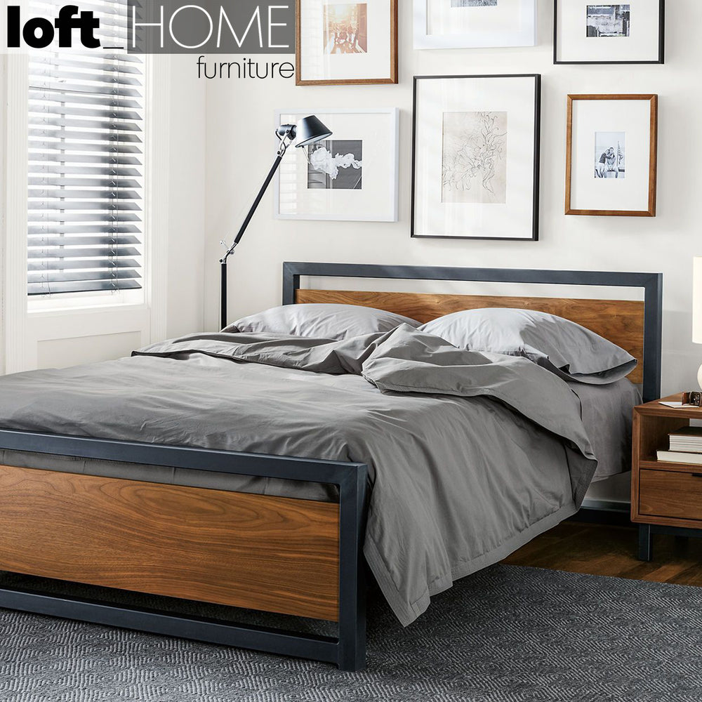 Industrial Pine Wood Bed CLASSIC Primary Product